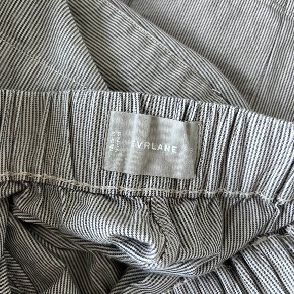 Everlane Easy Pant, Dark Denim Pinstripe, size S - Picture 3 of 6